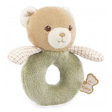 Doudou hochet ours - Vert-Kaloo-KLO-K214030-CLÉMENT