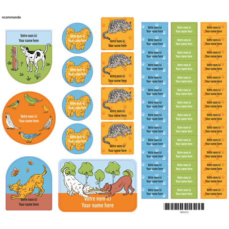 Étiquettes Essentiel - Animaux