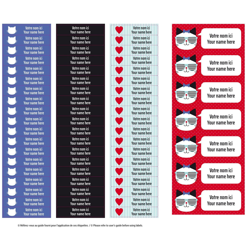 Essential Name Labels – Cats