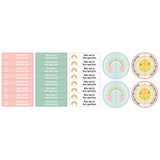 Classical Name Labels - Rainbows