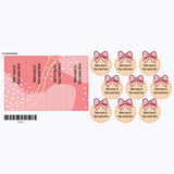 Classical Name Labels - Bows