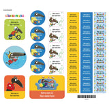 Essential Name Labels - Little Wolf