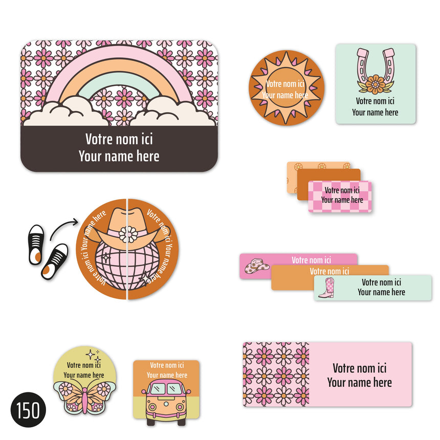 Essential Name Labels - Rodeo