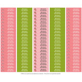 Étiquettes Scolaire - Boucles