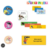 Étiquettes Scolaire - P'tit Loup