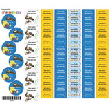 School Name Labels - Little Wolf