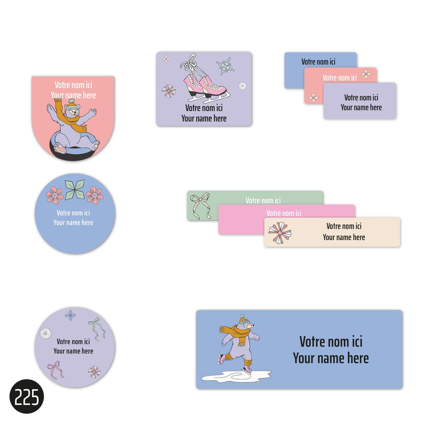 School Name Labels - Skate