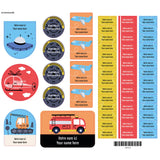 Essential Name Labels - Transport