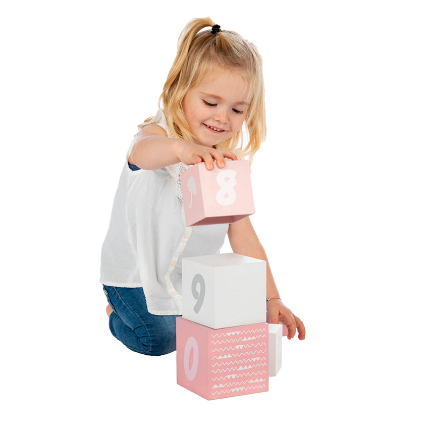 Blocs À Empiler Numéros - Rose-Label Label-LAE-533LLWT-2530-CLÉMENT