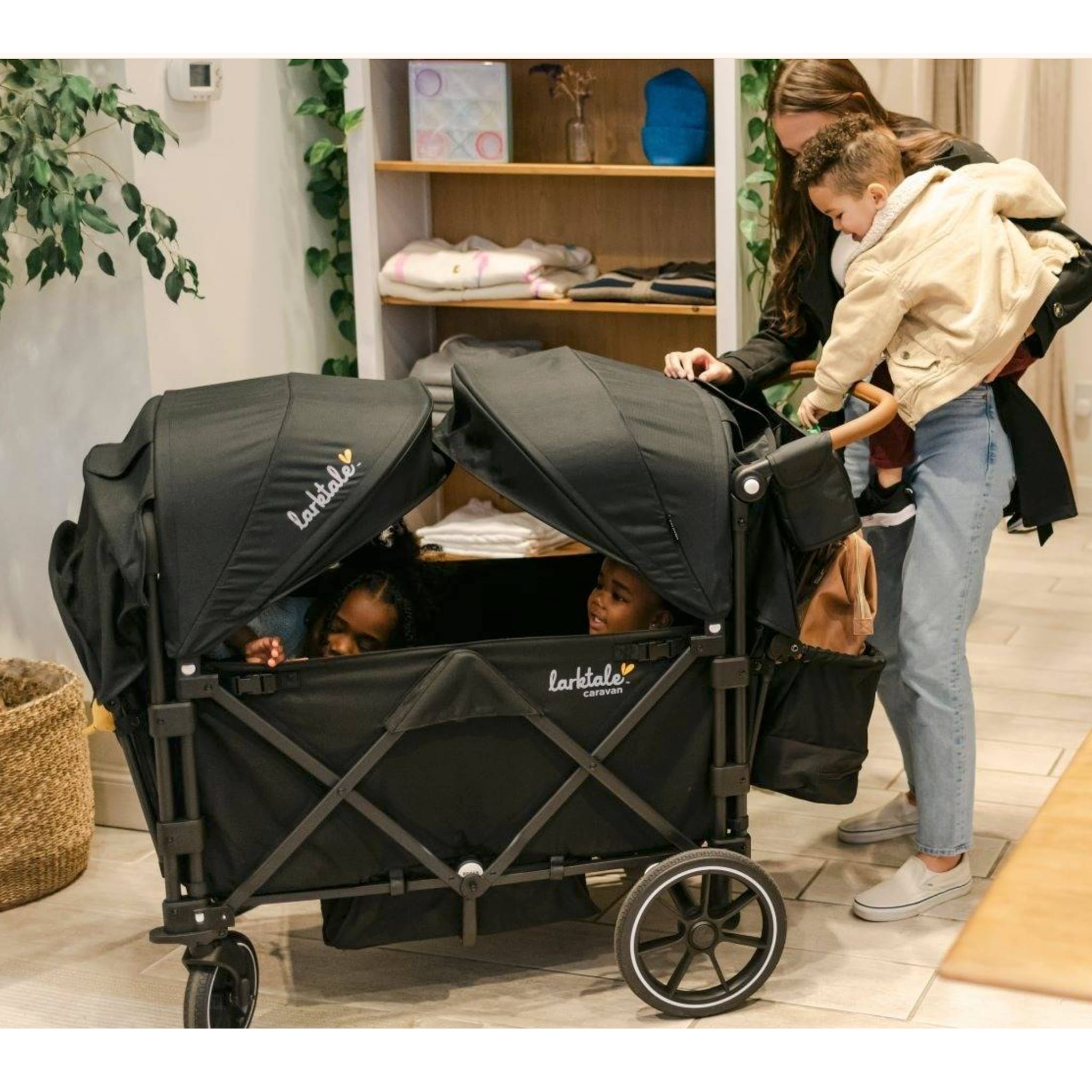 Wagon Caravan Quad - Noir - Larktale – CLÉMENT