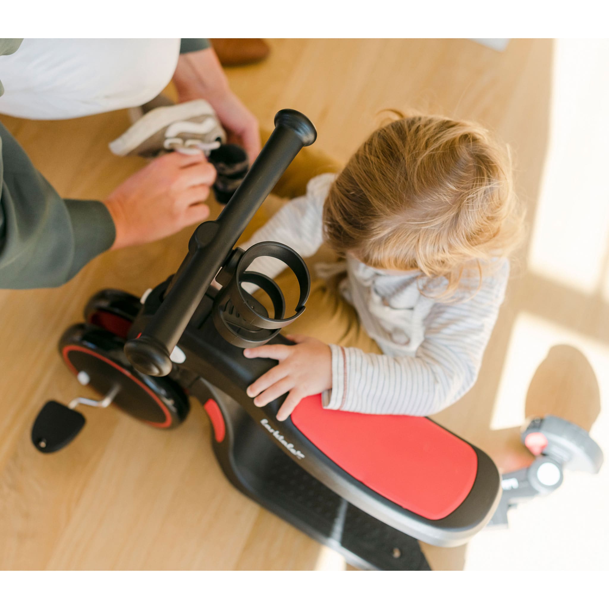 Trottinette 5 en 1 Scoobi™ - Rouge - Larktale – CLÉMENT