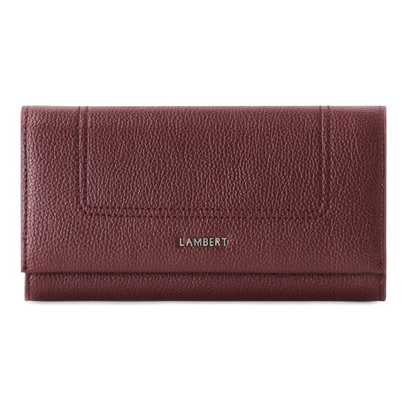 Portefeuille Alondra en cuir vegan - Cassis-Lambert-LBT-ALONDRACASPB-CLÉMENT