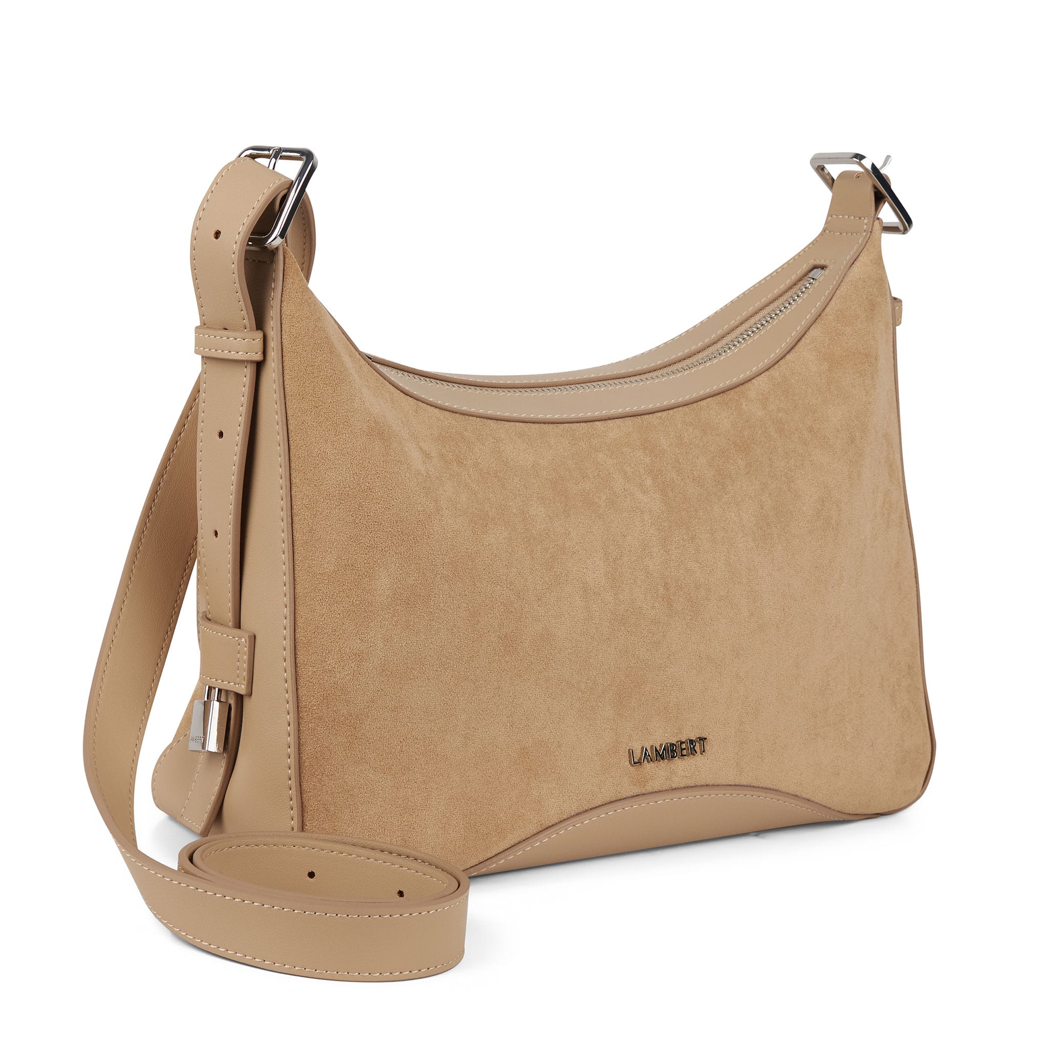 Sac À Main Audrey - Suede Beige - Lambert – CLÉMENT
