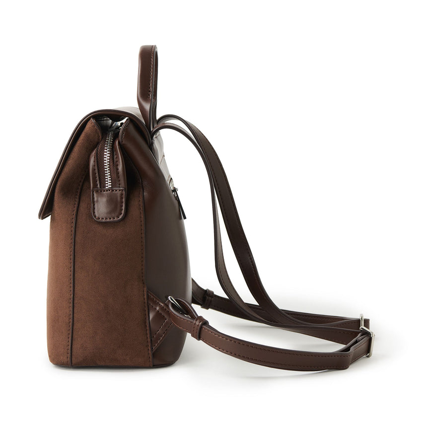 Sac À Dos Cynthia Chocolat Mix-Lambert-LBT-CYNTHIACCMI-CLÉMENT
