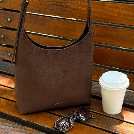 Sac Bandoulière Elena - Chocolat-Lambert-LBT-ELENACCSUE-CLÉMENT