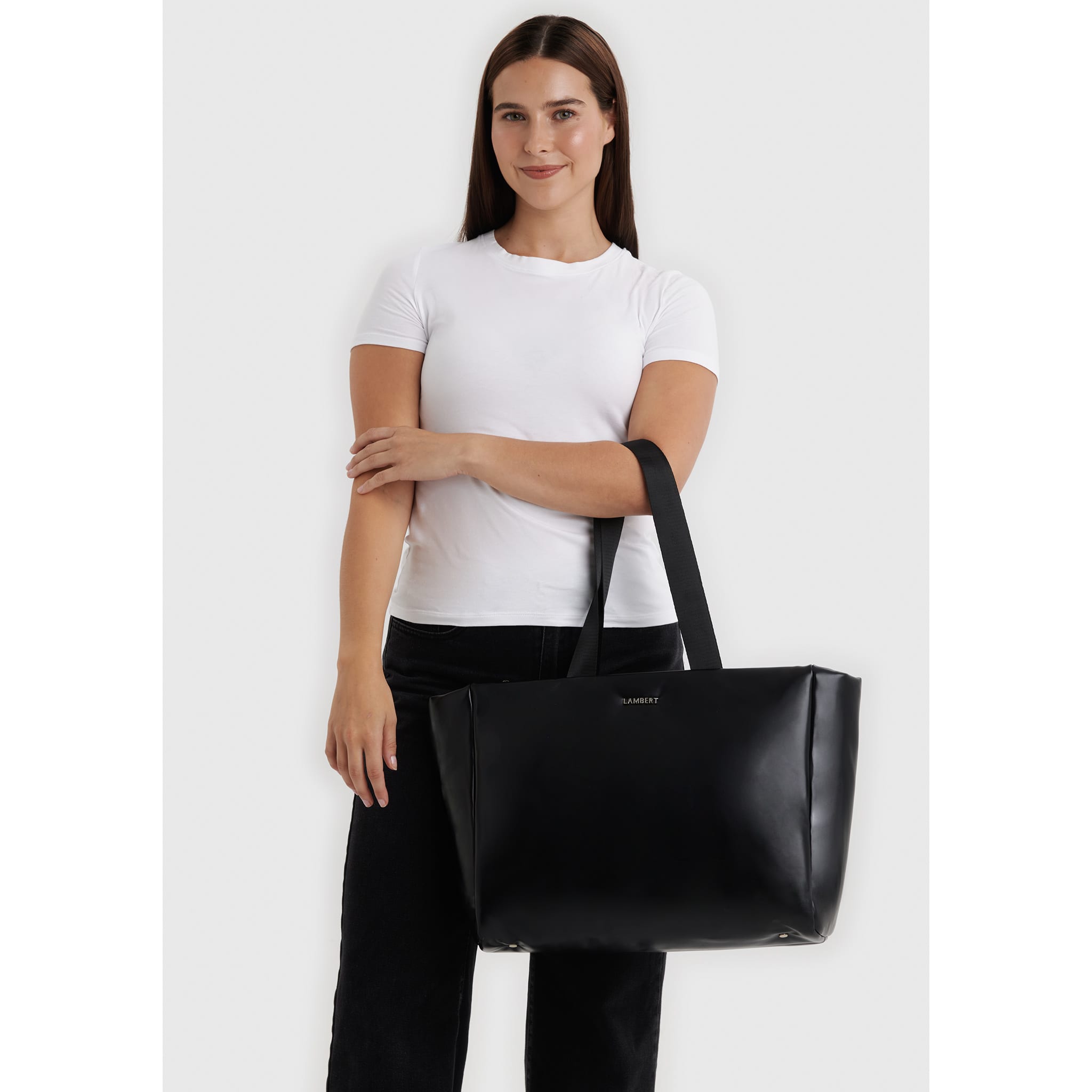Sac Fourre-Tout Kaia - Noir Smooth - Lambert – CLÉMENT