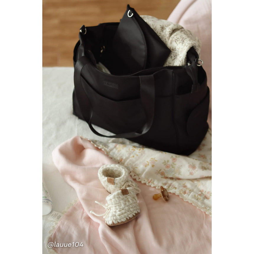 Sac à Couches + tapis Milani - Noir-Lambert-LBT-MILANIBLKNY-CLÉMENT