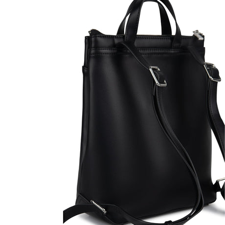 Sac à dos en cuir vegan Millie - Noir-Lambert-LBT-MILLIEBLKSMR-CLÉMENT