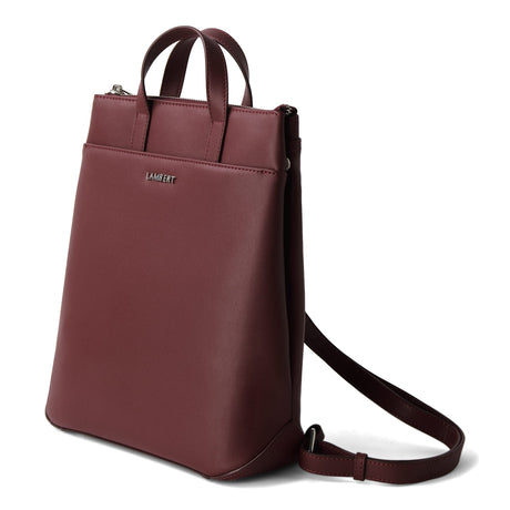 Sac à dos Millie en cuir vegan - Cassis-Lambert-LBT-MILLIECASM-CLÉMENT