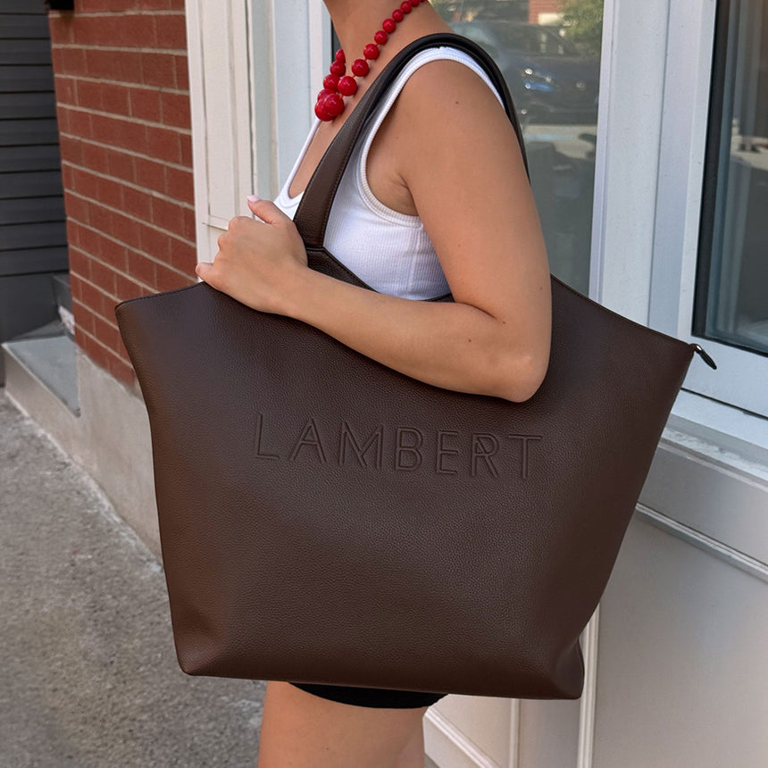 Sac Fourre-Tout Sheila - Chocolat-Lambert-LBT-SHEILACCPB-CLÉMENT