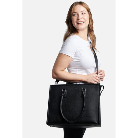 Sac Fourre-Tout 2en1 Valentina - Noir-Lambert-LBT-VALENTINABLK-CLÉMENT