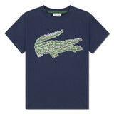 T-shirt Multi Croco 10-16ans-Lacoste-Marine-10-LCT-947073-UGW-CLÉMENT