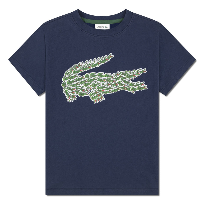 T-shirt Multi Croco 10-16ans-Lacoste-Marine-10-LCT-947073-UGW-CLÉMENT