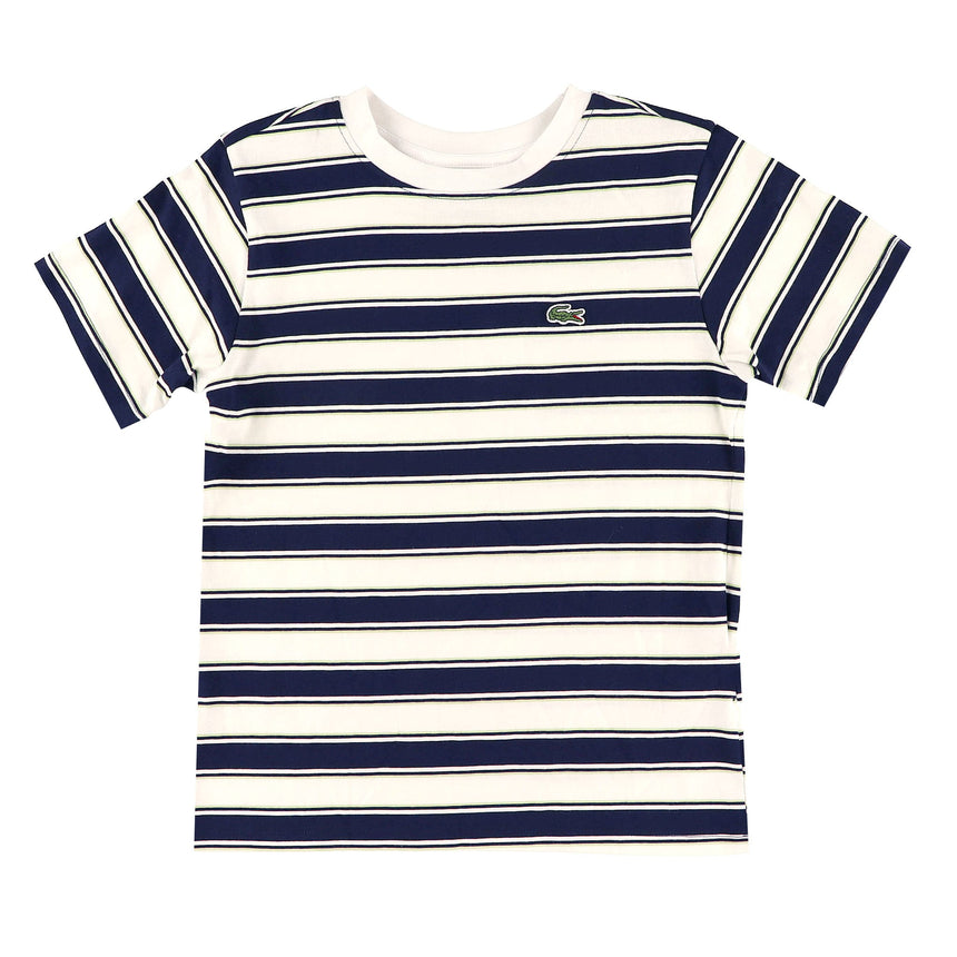 T-shirt Rayé 10-16ans-Lacoste-Marine-10-LCT-947469-UGW-CLÉMENT