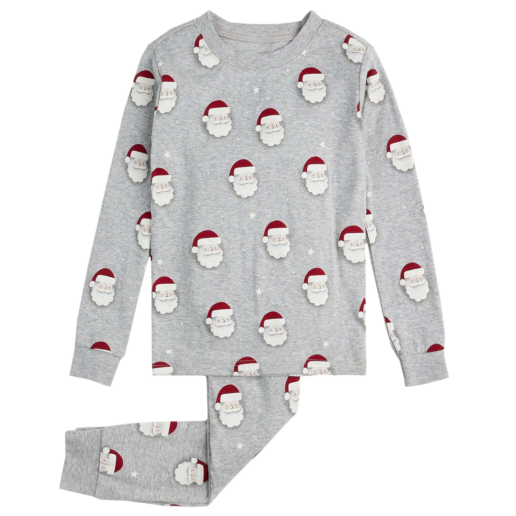 Pyjama De Noël Homme Satiné - Motif Père Noël, Flocons - 2 Pièces (haut Et Short) - Cadeau Festif, Confortable - 6