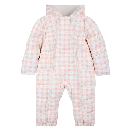 Habit de Neige Une Pièce Carreaux Rose 12-24mois-Petit Lem-Rose-12 m-LEM-26FRJ92J13BN-CLÉMENT