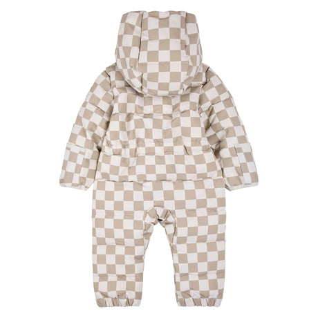 Habit de Neige Une Pièce Damier 12-24mois-Petit Lem-LEM-26FRJ92J17BN-CLÉMENT