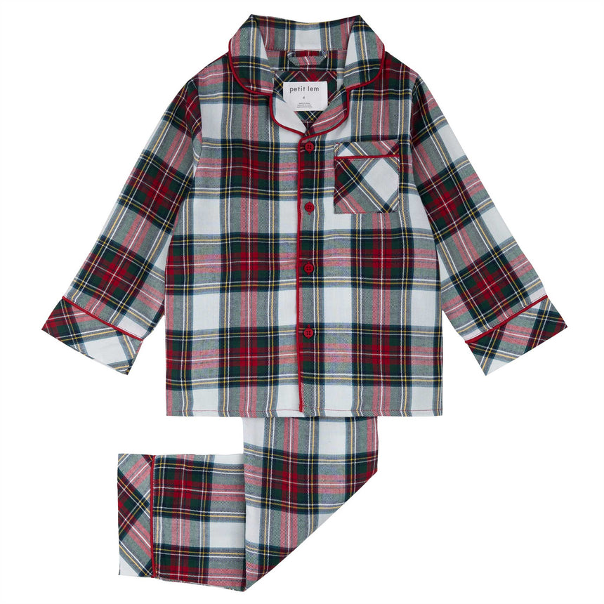 Pyjama Carreaux 8-14ans-Pyjama 7-14 (37B)-Petit Lem-Rouge-8-CLÉMENT