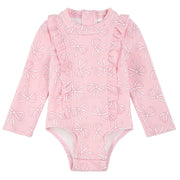 Maillot UV Manches Longues Boucles 0-24mois-Petit Lem-Rose-0-3 m-LEM-26SRM03M11B-CLÉMENT