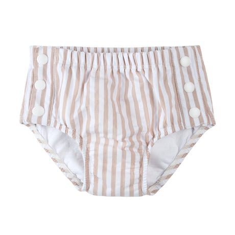 Maillot Couche Rayé 0-24mois-Petit Lem-Beige-0-6 m-LEM-26SRM05M11B-CLÉMENT