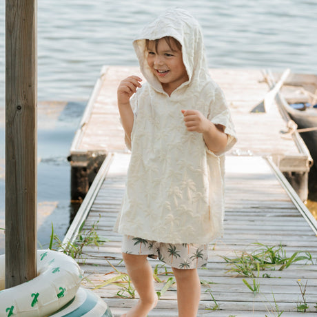 Poncho De Plage Palmiers 3-6ans