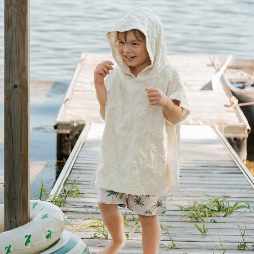 Poncho De Plage Palmiers 3-6ans