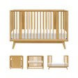 Couchette Convertible Palma 8-en-1 - Miel-CLÉMENT-LET-M15980HY-CLÉMENT
