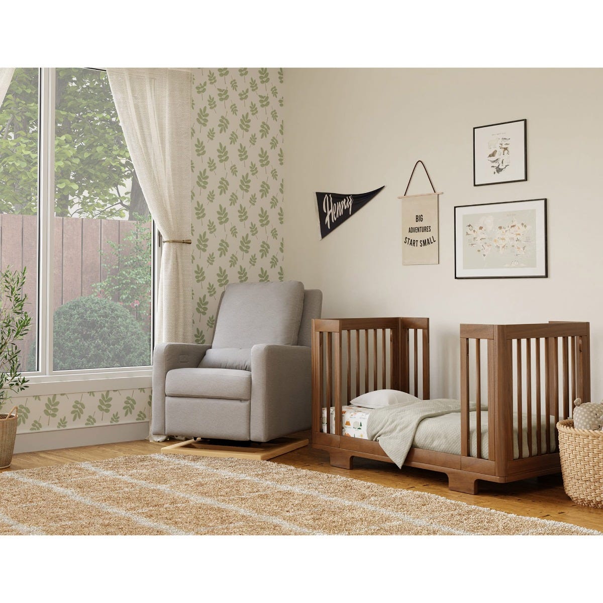 nanna樣 2つのセット Yuzu 8-in-1 Convertible Crib - Walnut – CLÉMENT