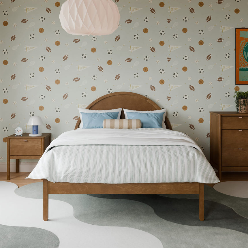 Lit Double Bondi - Noyer Natural-Babyletto-LET-M25996NL-CLÉMENT