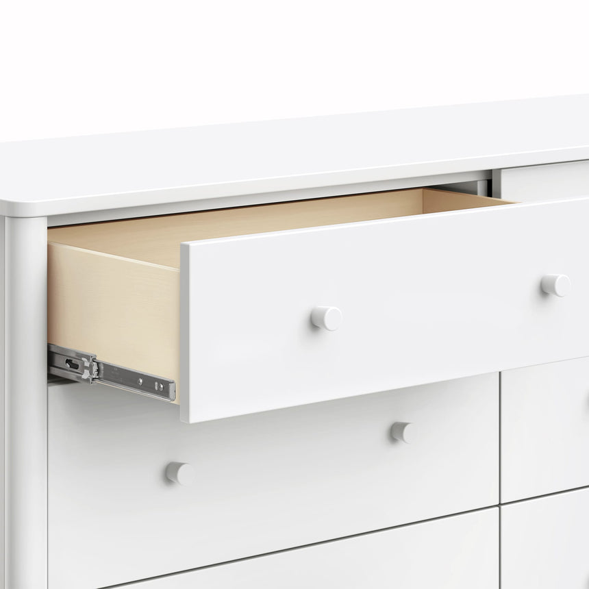 Bureau 6 Tiroirs Swell - Blanc-Babyletto-LET-M27916W-CLÉMENT
