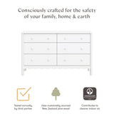 Bureau 6 Tiroirs Swell - Blanc-Babyletto-LET-M27916W-CLÉMENT