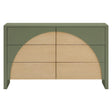 Bureau 6 Tiroirs Moab - Olive/Cendre (Assemblée)-Babyletto-LET-M30216OLSH-CLÉMENT
