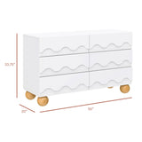 Commode 6 Tiroirs Lido Wave - Blanc-Babyletto-LET-M31116WHY-CLÉMENT