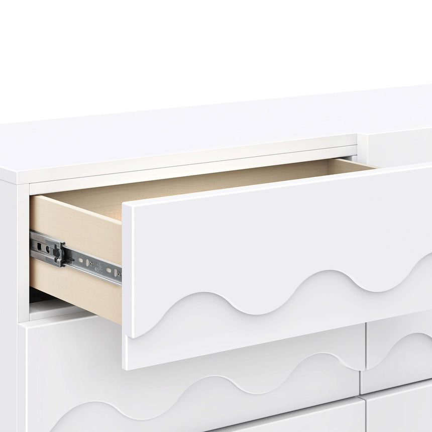 Commode 6 Tiroirs Lido Wave - Blanc-Babyletto-LET-M31116WHY-CLÉMENT