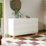 Commode 6 Tiroirs Lido Wave - Blanc-Babyletto-LET-M31116WHY-CLÉMENT