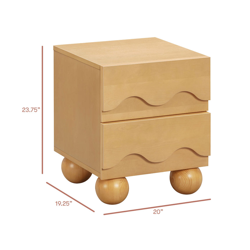 Table de Nuit Lido Wave - Miel-Babyletto-LET-M31160HY-CLÉMENT