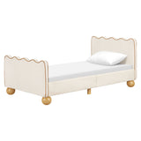 Lit Simple Rizo - Boucle Ivoire-Babyletto-LET-M31369PWBTAN-CLÉMENT