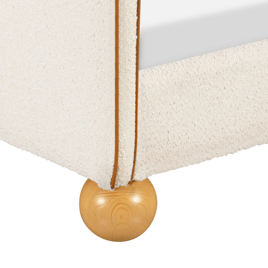 Lit Simple Rizo - Boucle Ivoire-Babyletto-LET-M31369PWBTAN-CLÉMENT