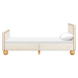 Lit Simple Rizo - Boucle Ivoire-Babyletto-LET-M31369PWBTAN-CLÉMENT