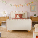 Lit Simple Rizo - Boucle Ivoire-Babyletto-LET-M31369PWBTAN-CLÉMENT
